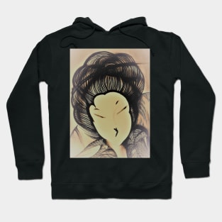 art deco sahara geisha by Jackie Smith , House of Harlequin Hoodie